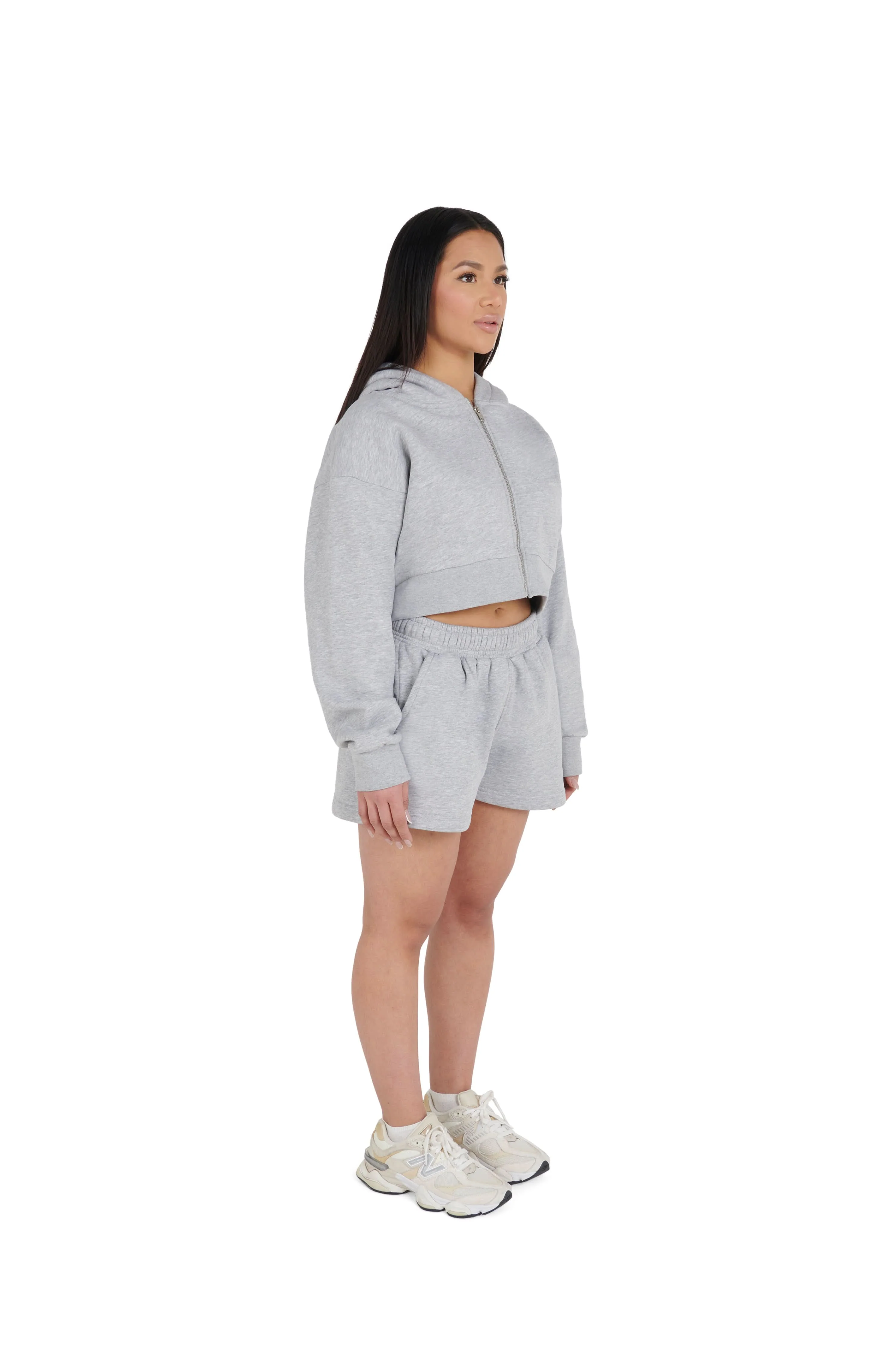 Ladies Cropped Shorts 330GSM - Image 9