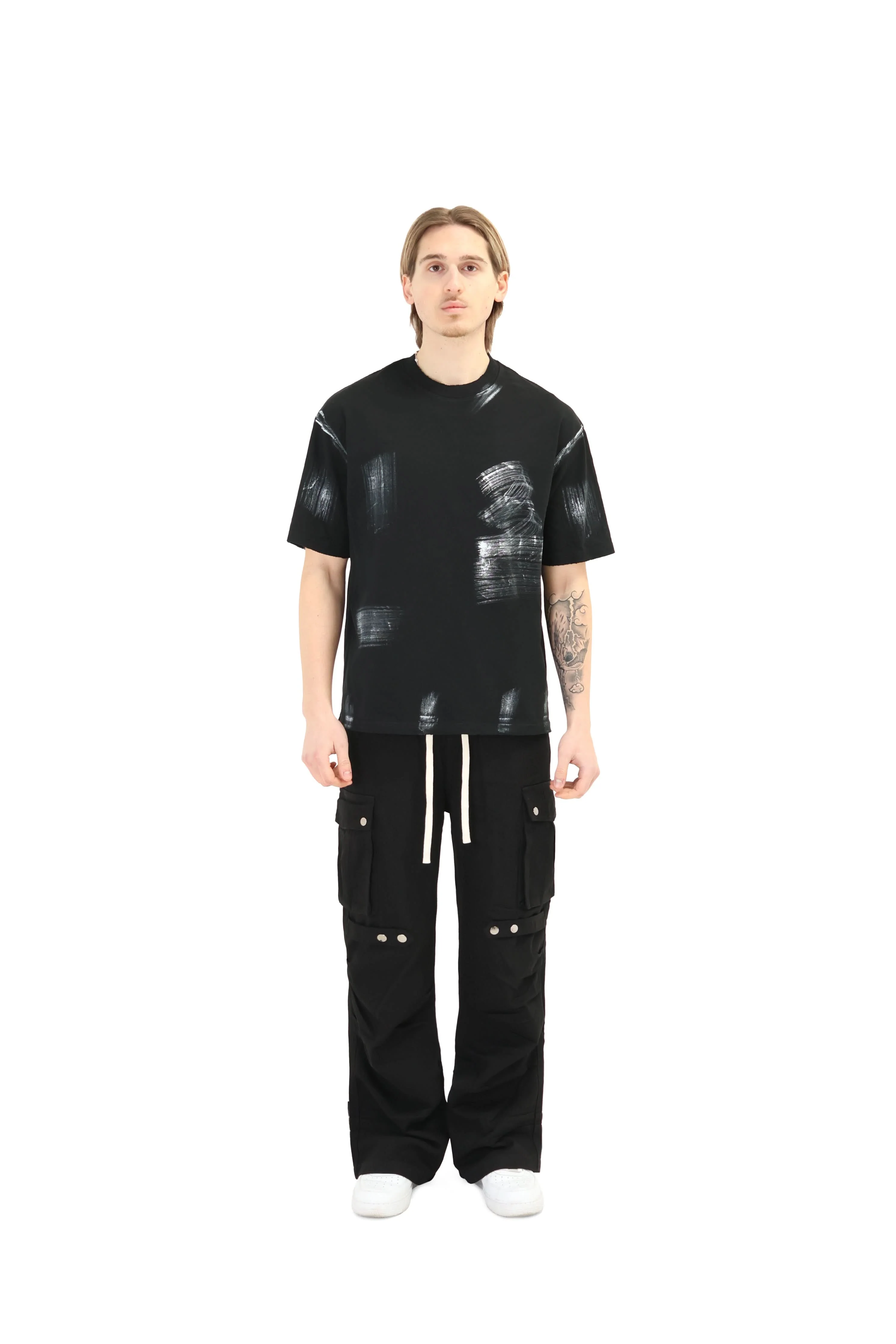 Paint Stroke Oversized T-Shirt 240GSM - Image 2