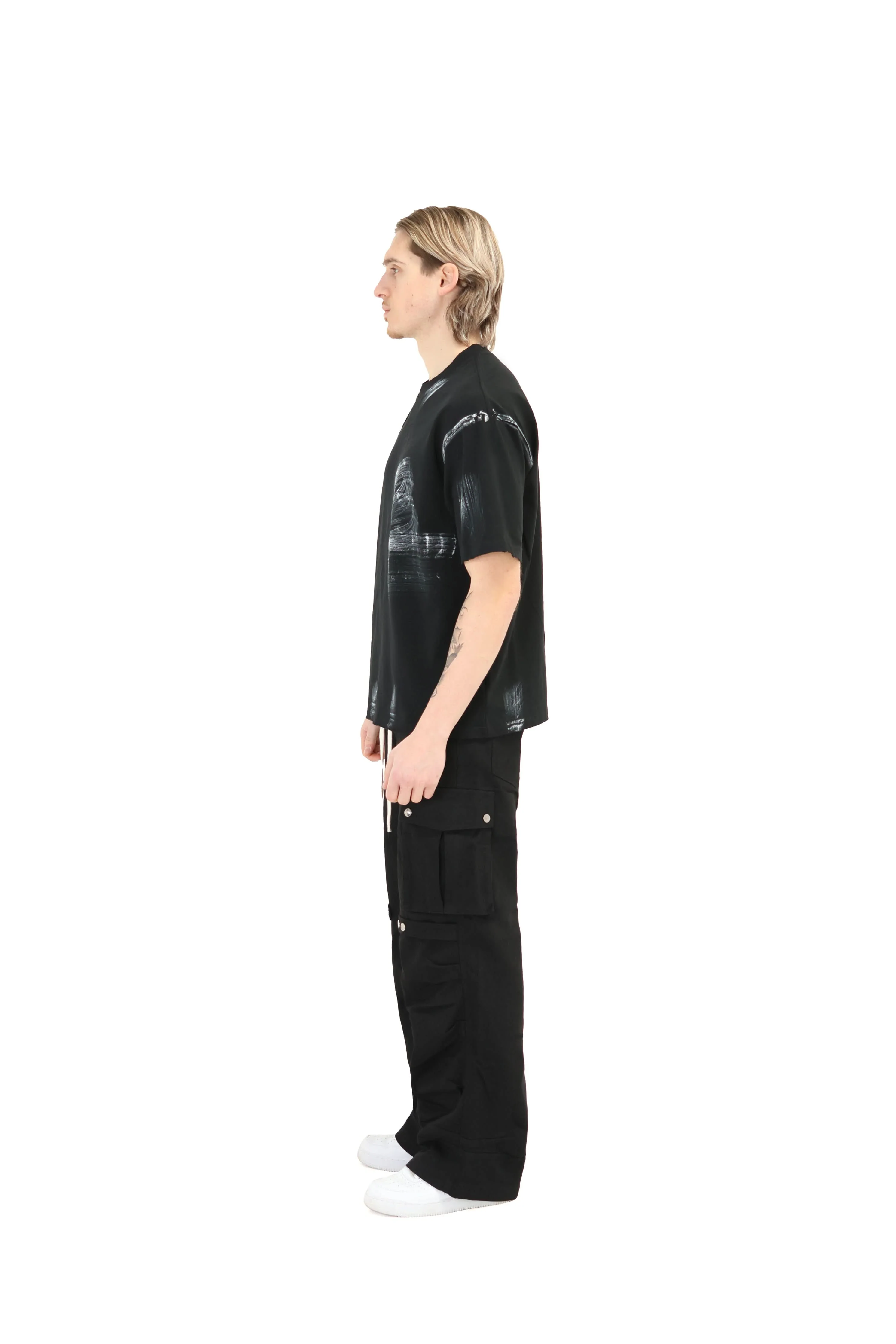 Paint Stroke Oversized T-Shirt 240GSM - Image 4