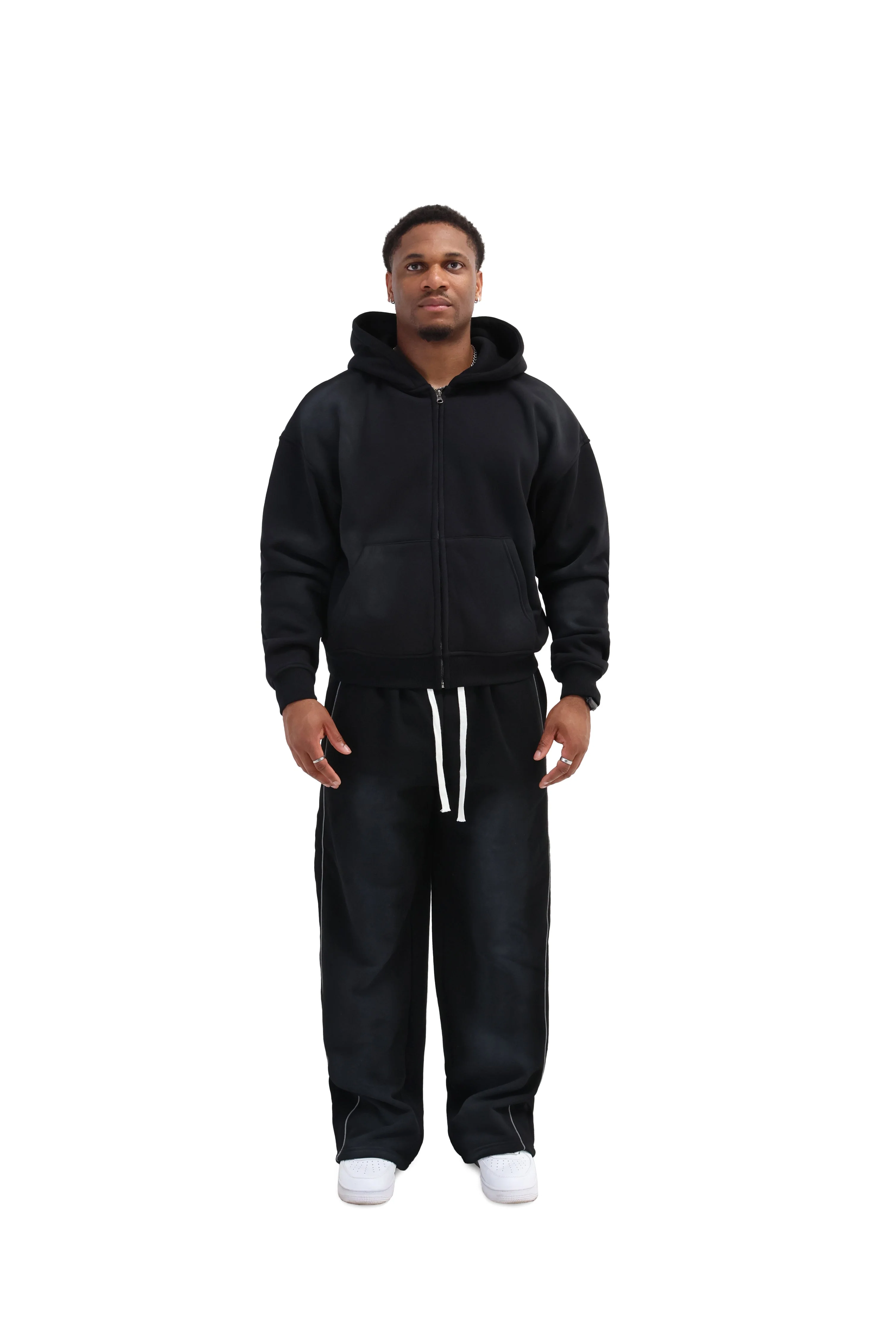 Sunfade Oversized Wide Leg Joggers 500gsm - Image 2