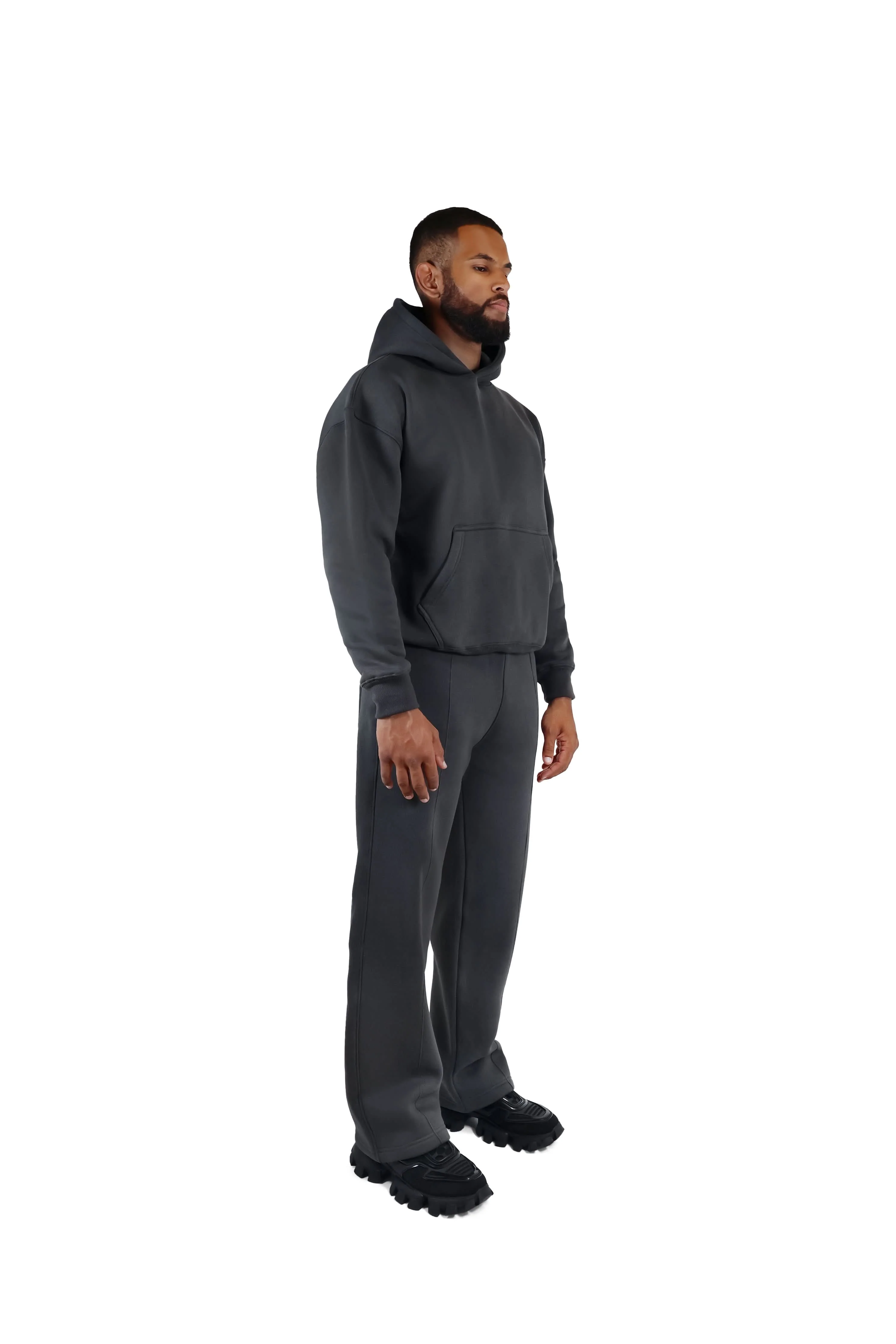 Ultra Luxury Wide Leg Joggers 550GSM - Image 14
