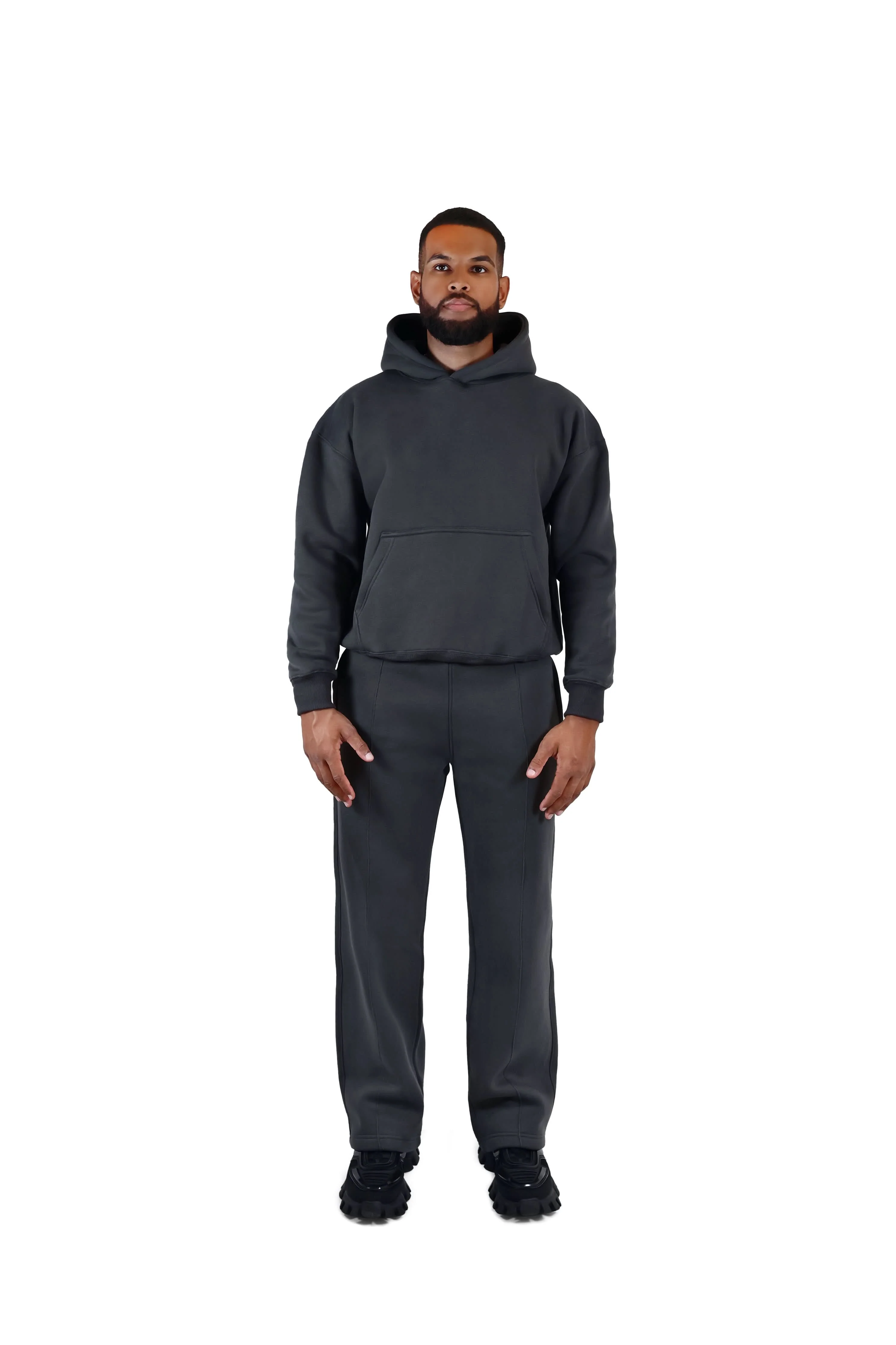 Ultra Luxury Wide Leg Joggers 550GSM - Image 15