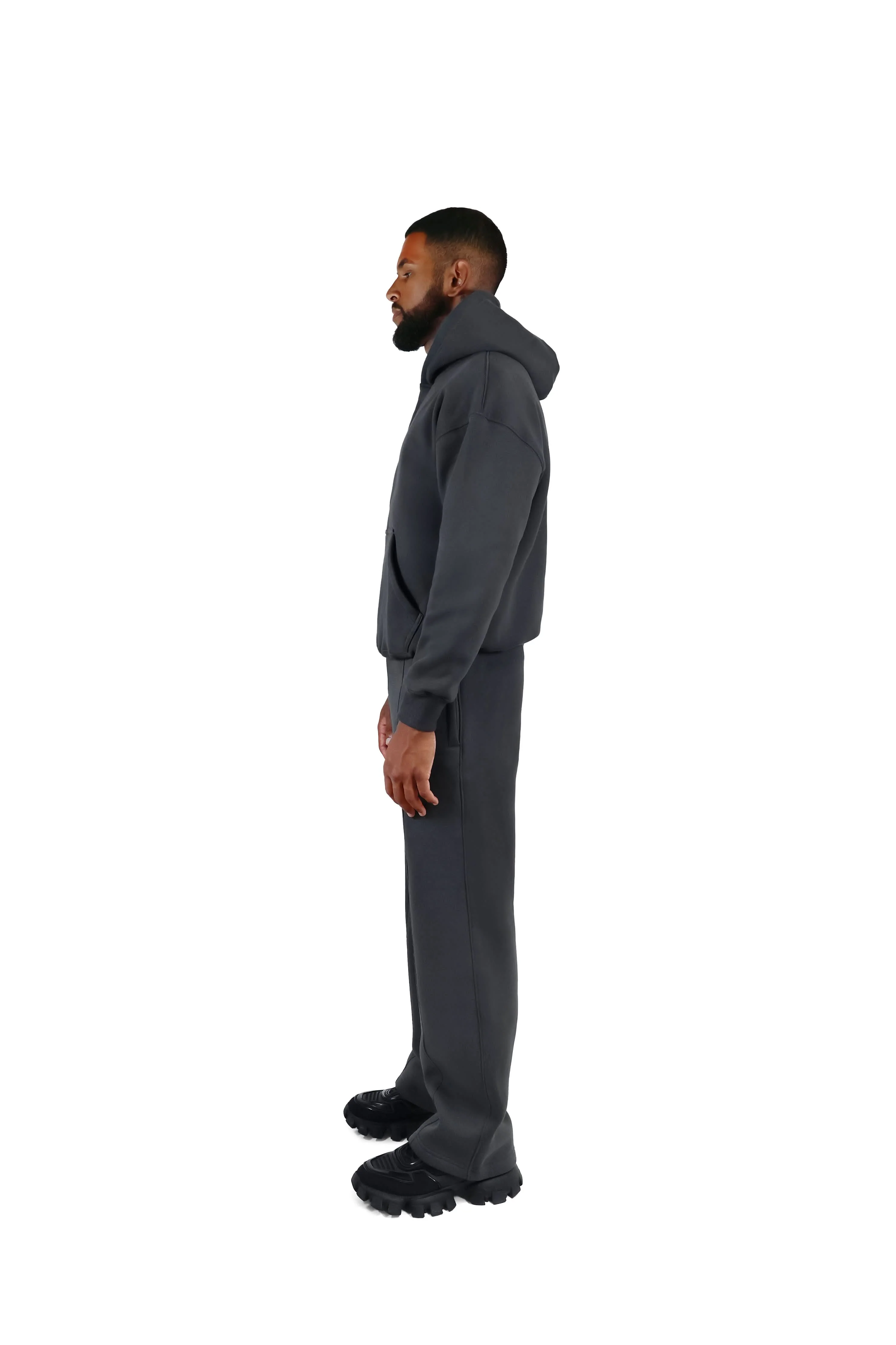 Ultra Luxury Wide Leg Joggers 550GSM - Image 17