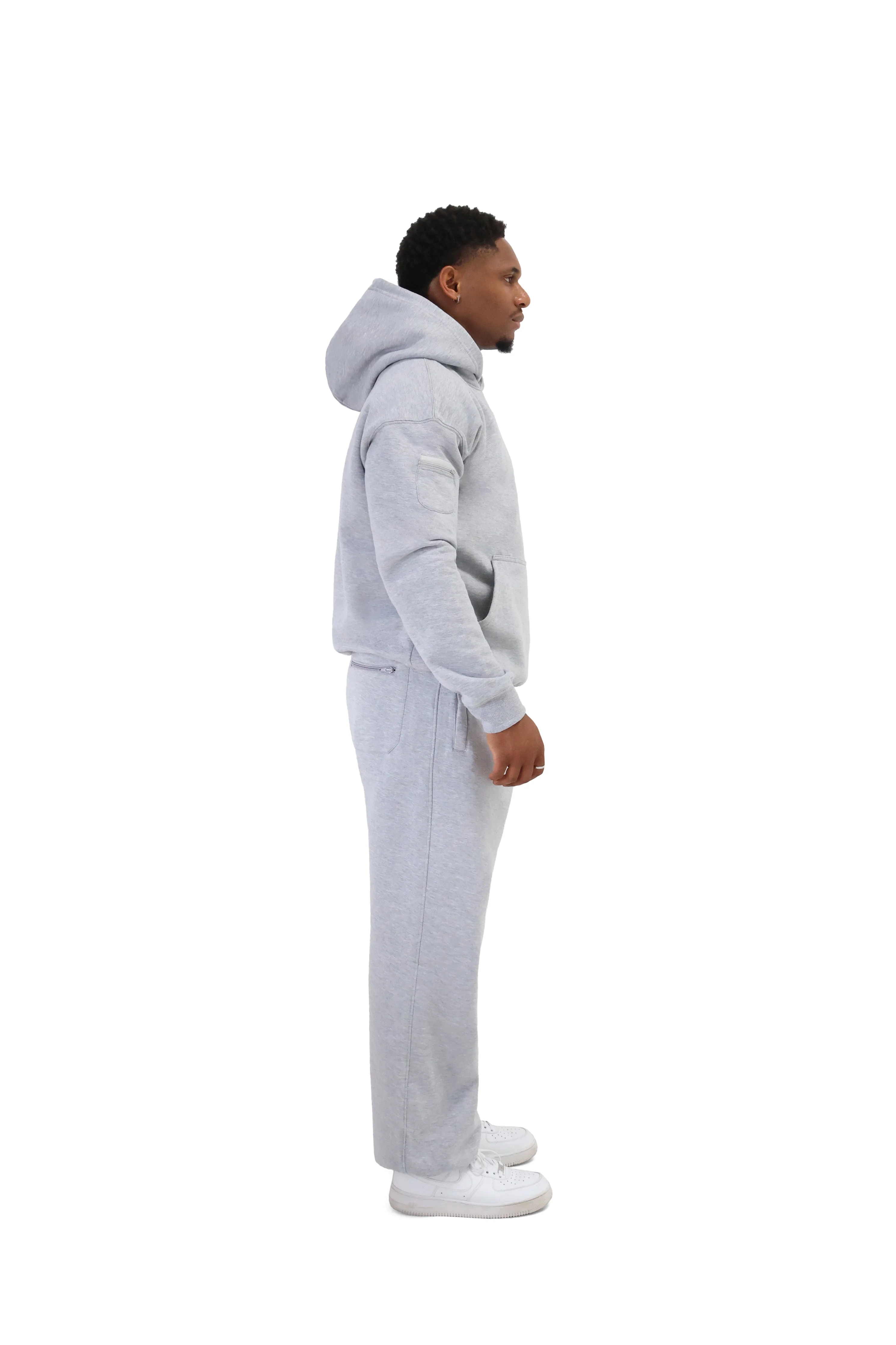 Wide Leg Cuffed Joggers 330gsm - Image 16